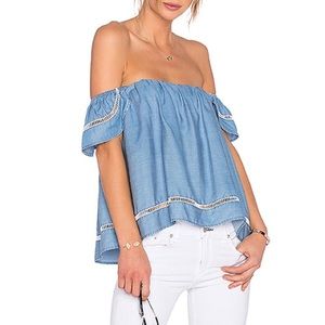 Lovers & Friends Off-the-Shoulder Shirt
